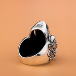 Mexican skull ring silver nz