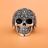 Mexican skull ring silver nz