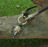 Midgard Bear Pendant Corvina leather nz