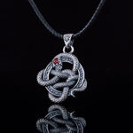 Midgard Serpent Necklace Silver nz