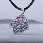 Midgard Serpent Necklace Silver nz