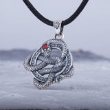 Midgard Serpent Necklace Silver nz