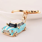 Mini car keyring Gold 2 nz