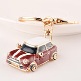 Mini car keyring Gold 4 nz