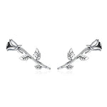 Minimalist flower earrings nz