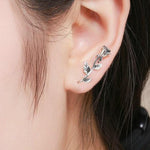 Minimalist flower earrings nz