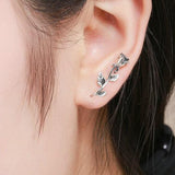 Minimalist flower earrings nz
