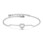 Minimalist heart bracelet Type nz