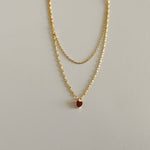 Minimalist heart necklace nz