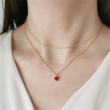 Minimalist heart necklace nz