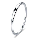 Minimalist heart ring Black / 6 (51.9 mm) nz