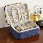 Minimalist Jewellery Box Navy blue nz