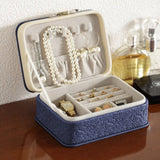 Minimalist Jewellery Box Navy blue nz