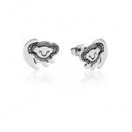 Minimalist lion earrings Silver nz