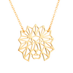 Minimalist lion pendant Gold nz