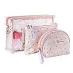 Minimalist makeup bag Cor de rosa nz