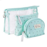 Minimalist makeup bag Green nz