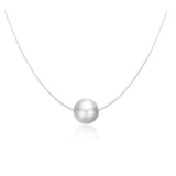 Minimalist pearl necklace 8 mm nz