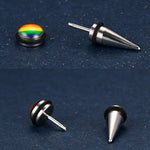 Minimalist rainbow earrings nz