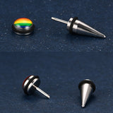 Minimalist rainbow earrings nz