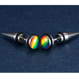 Minimalist rainbow earrings nz