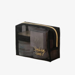 Minimalist toiletry bag Black nz