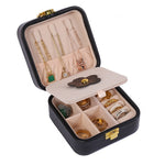 Mirror Glass Jewellery Box Black nz
