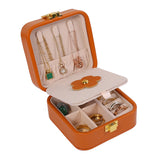 Mirror Glass Jewellery Box Orange nz