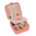 Mirror Glass Jewellery Box Pink nz