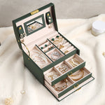Mirrored Jewellery Box Green nz