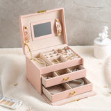 Mirrored Jewellery Box Pink nz
