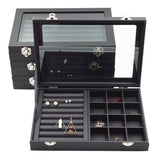 Modern Black-Toned Jewellery Box nz