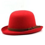 Modern bowler hat Red nz