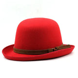 Modern bowler hat Red nz