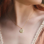 Modern compass necklace nz
