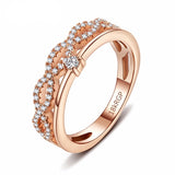 Modern crown ring Rose gold / 6 (51.9 mm) nz