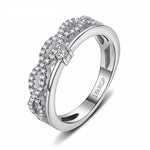 Modern crown ring Silver / 6 (51.9 mm) nz