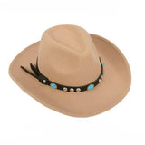 Modern felt hat Beige nz