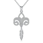 Modern floral necklace nz