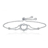 Modern heart bracelet Type nz