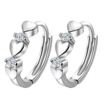 Modern heart earrings nz