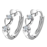 Modern heart earrings nz
