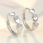 Modern heart earrings nz