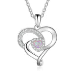 Modern heart necklace nz