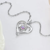 Modern heart necklace nz