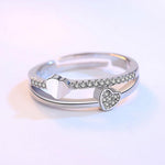 Modern heart ring nz