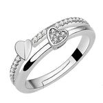 Modern heart ring nz