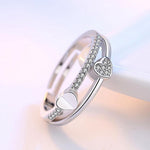 Modern heart ring nz