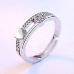 Modern heart ring nz