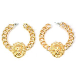 Modern lion earrings nz